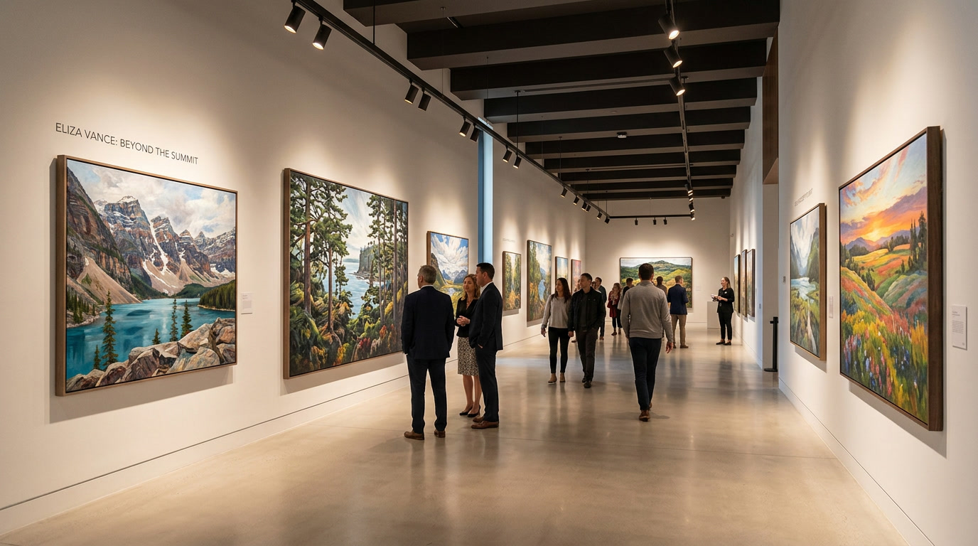 Pameran Seni Rupa Tunggal Ariana Lutterman Usung Tema Hubungan Manusia dan Alam